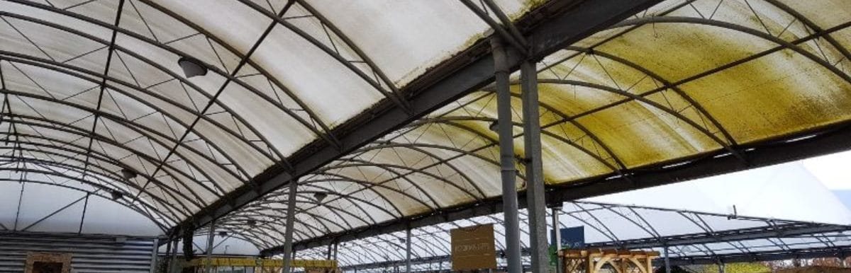 Damaged Fabric Canopy